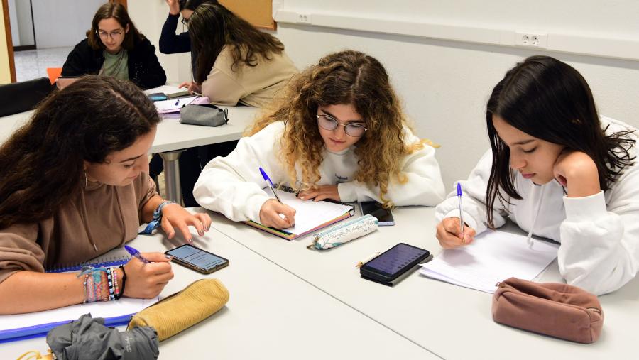 Imaxe de arquivo de alumnado en Ciencias da Educación. FOTO: Santi Alvite