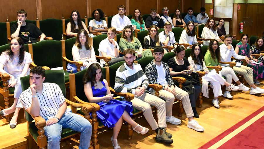 Alumnado participante no Mentoring. FOTO: Santi Alvite Alumnado participante no Mentoring. FOTO: Santi Alvite