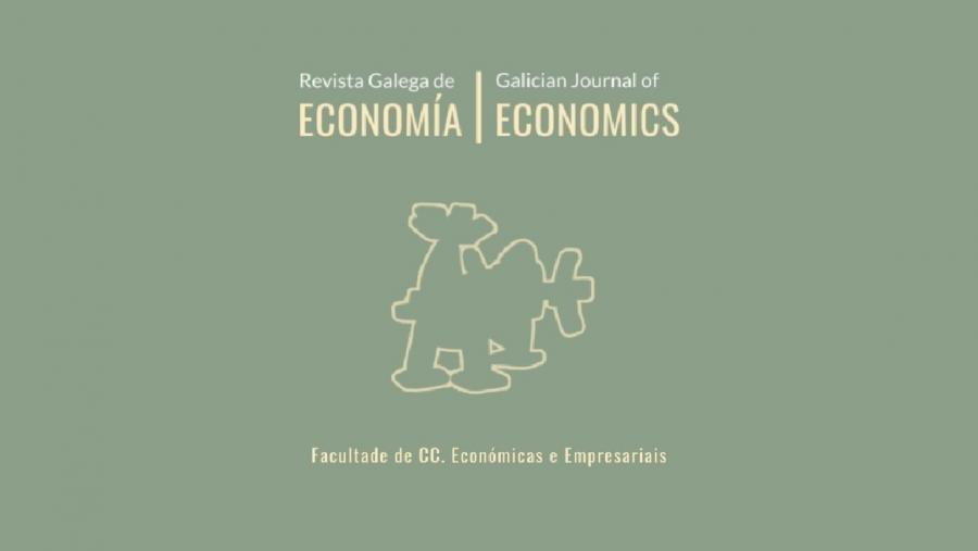 Detalle da portada da Revista Galega de Economía Detalle da portada da Revista Galega de Economía