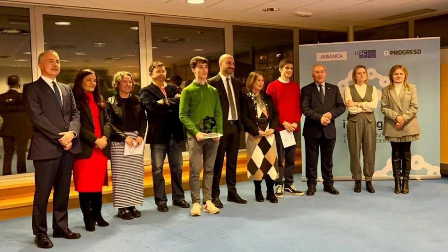Gañadores e promotores da novena edición do certame de innovación IdeaLugo Gañadores e promotores da novena edición do certame de innovación IdeaLugo