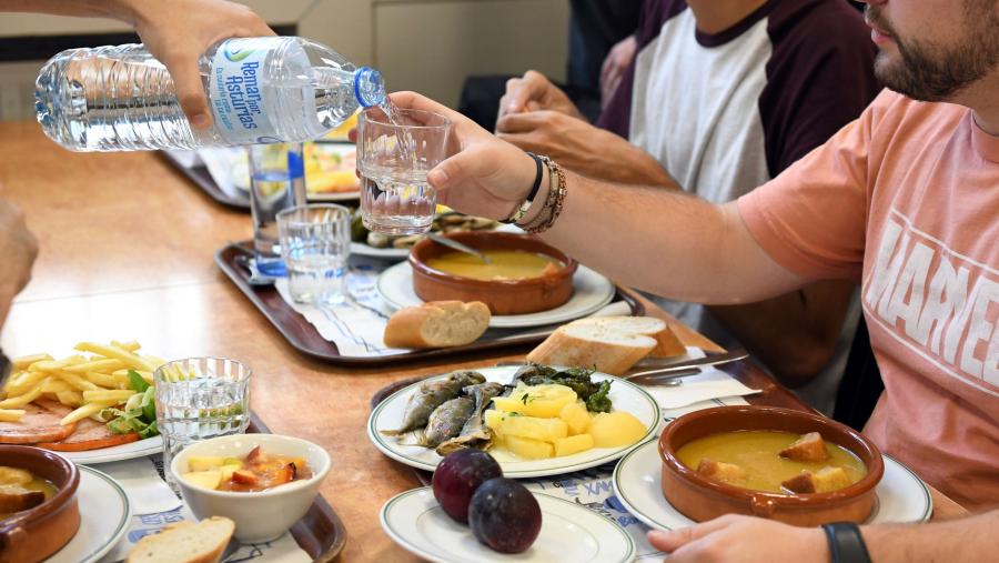 Imaxe de arquivo dun comedor da USC. FOTO: Santi Alvite