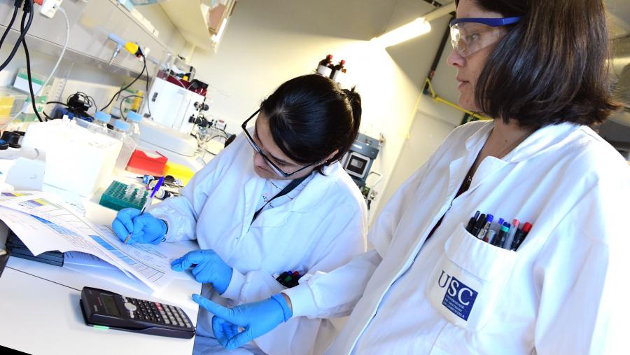Laboratorio do CiMUS. Foto: Santi Alvite