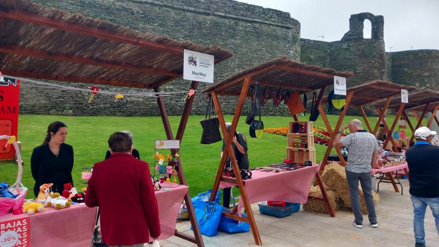 A feira desenvólvese na Praza da Mosqueira de Lugo