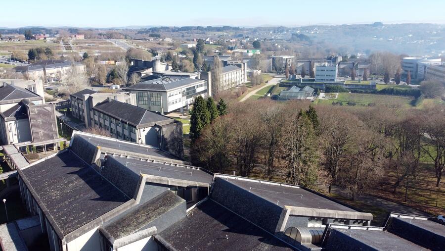 Vista aérea do Campus de Lugo. FOTO: Santi Alvite Vista aérea do Campus de Lugo. FOTO: Santi Alvite