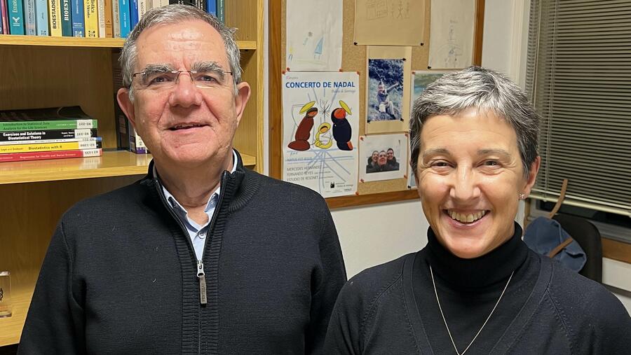 Antonio Gómez e María Ángeles Casares, docentes da USC, participan no proxecto da man do CITMaga