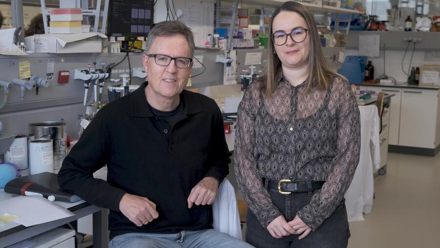 O profesor José Luis Mascareñas e a doutora Lara Villarino lideran o novo proxecto do EIC desde CiQUS. Foto: CiQUS O profesor José Luis Mascareñas e a doutora Lara Villarino lideran o novo proxecto do EIC desde CiQUS. Foto: CiQUS