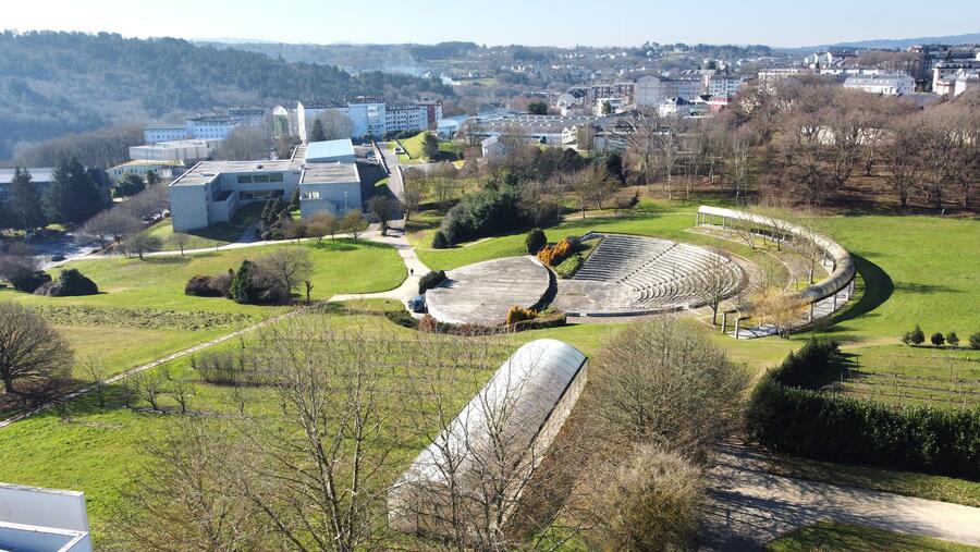 Vista aérea do Campus de Lugo. FOTO: Santi Alvite Vista aérea do Campus de Lugo. FOTO: Santi Alvite