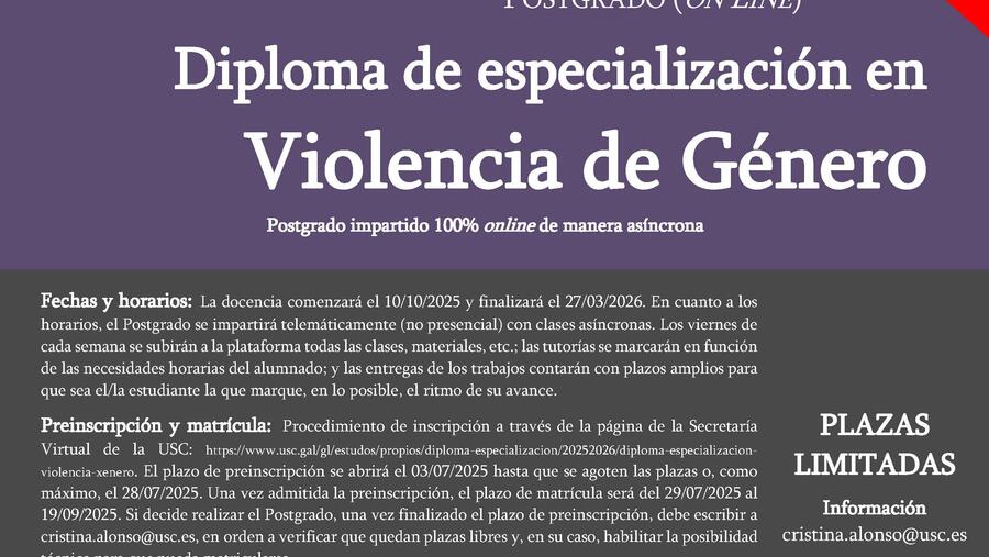 Cartel do curso Cartel do curso