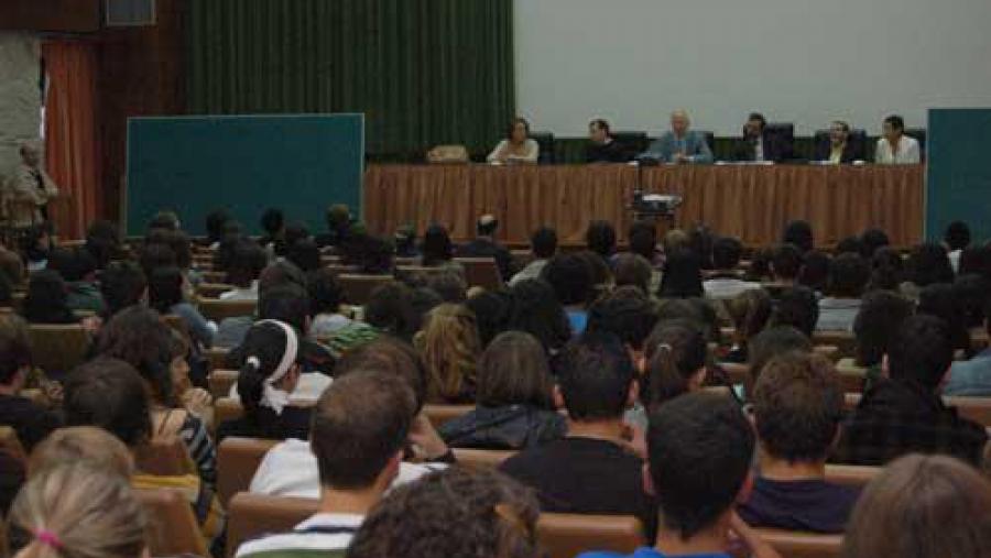 O acto de benvida encheu a Aula Magna do centro