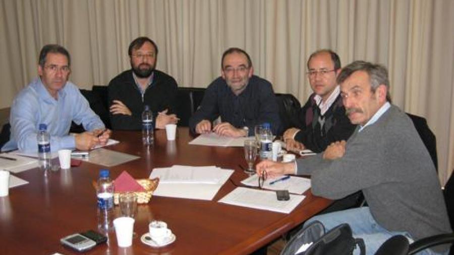 De esquerda a dereita, Eduardo Rosa, Miguel Sopas de Melo, Jose Manuel García, Carlos Ferrás e Manuel Janeira