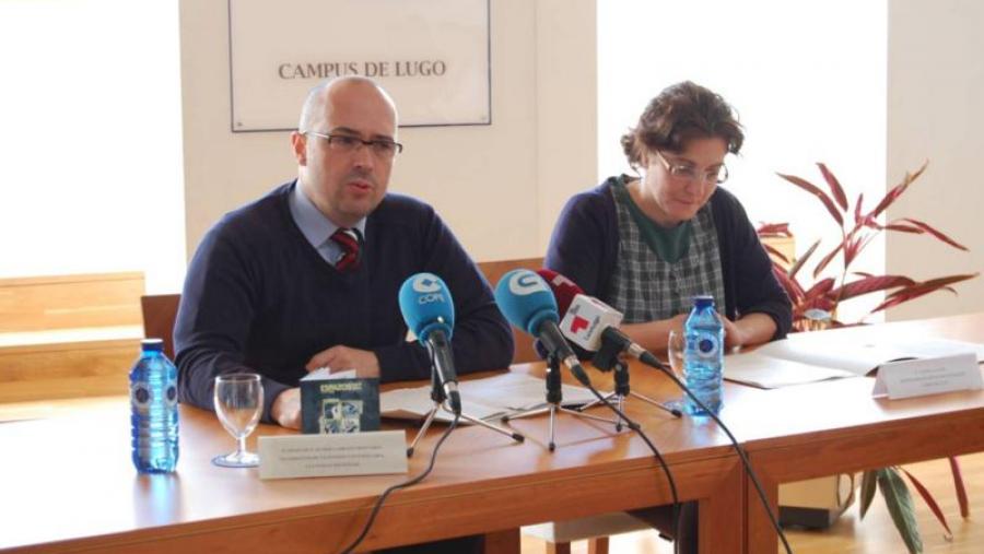 Javier Garbayo e Paloma Lugilde nun momento da presentación