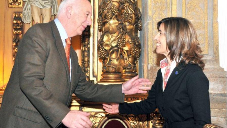 O reitor presidiu o acto protocolario de toma posesión, celebrado no Salón de Graos de San Xerome O reitor presidiu o acto protocolario de toma posesión, celebrado no Salón de Graos de San Xerome