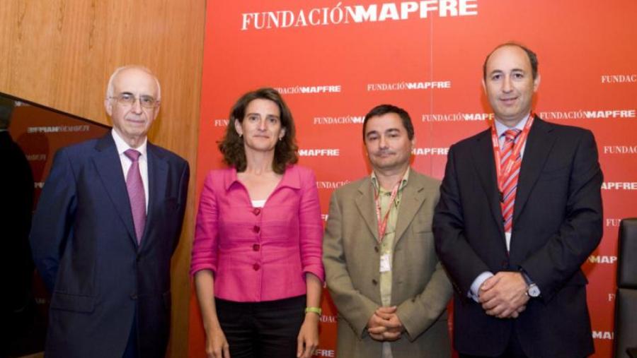 De esquerda a dereita, Carlos Álvarez, Teresa Ribera, Pablo Meira e Antonio Guzmán