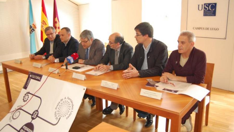 De dereita a esquerda, Juan Carlos Zahera, Mario Outeiro, Francisco Durán, Pedro García Herradón, Antón Bao e José Carlos Rodríguez Andina