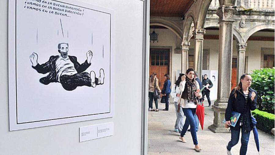 A exposición permanecerá en Fonseca ata o 30 de xuño