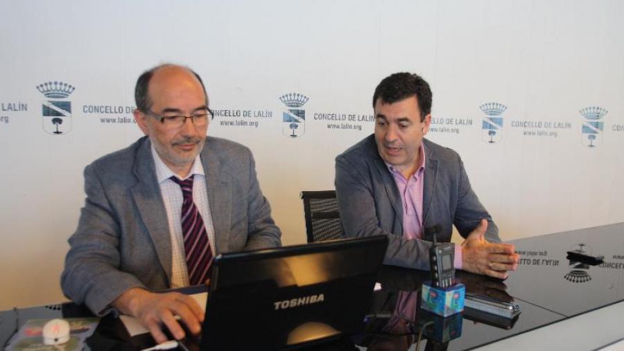 Francisco Román e Durán Rodríguez presentaron en Lalín a oferta académica da USC