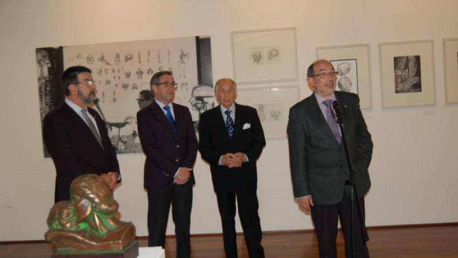 De esquerda a dereita, Juan Gestal, Ángel Currás, Manuel Bonome e Francisco Durán