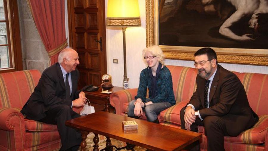 De esquerda a dereita, Juan Casares, Susana Rodríguez e Juan Gestal. Foto: Alfonso-Servimav USC