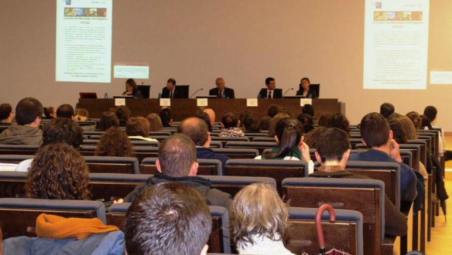 O I Encontro da Mocidade Investigadora EDI-USC comezou en Bioloxía