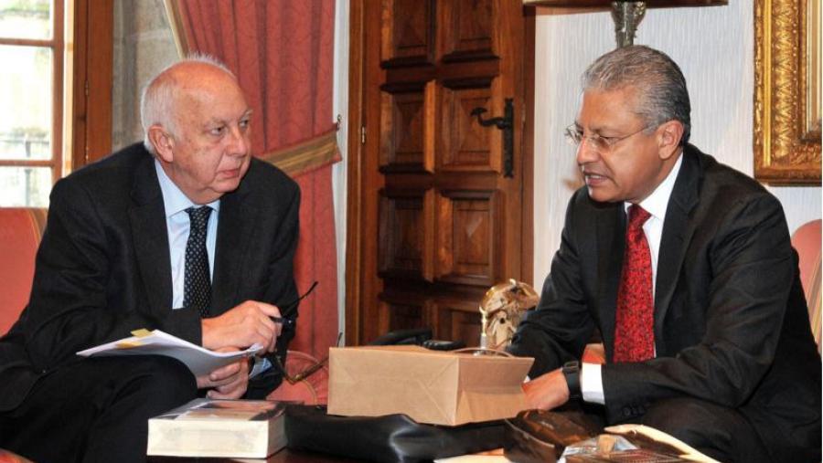 O reitor Juan Casares recibiu ao seu homólogo da Universidade Veracruzana de México