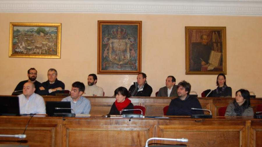 Alumnos e docentes do máster en Arquitectura e Paisaxe Juana de Vega da EPS