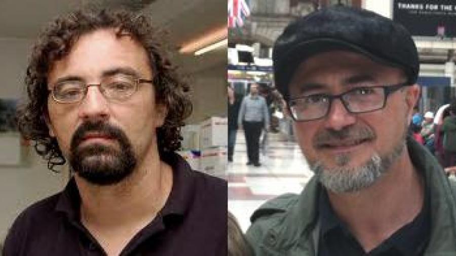 Os profesores da USC Jesús Requena e David Araújo