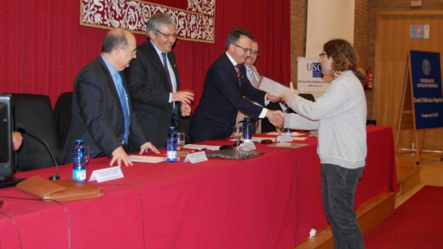 Un dos enxeñeiros técnicos agrícolas distinguidos cos Premios Fin de Carreira 2013
