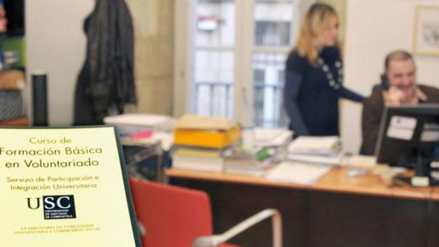 O recoñecemento académico dos programas de voluntariado da USC, seleccionado como boa práctica por Universia 2014