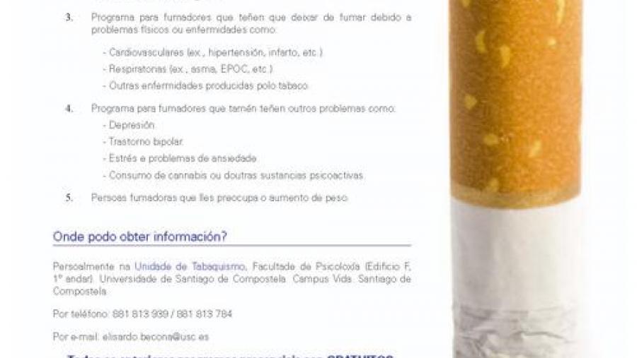 Se o propósito é deixar de fumar co novo ano... Se o propósito é deixar de fumar co novo ano...