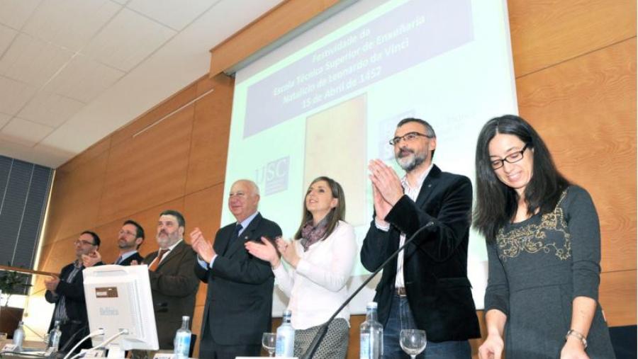 O reitor presidiu o acto. Foto: Santi Alvite
