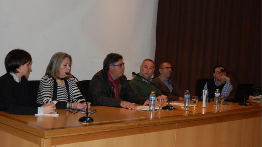 Relatores participantes no coloquio sobre parálise cerebral celebrado en Formación de Profesorado