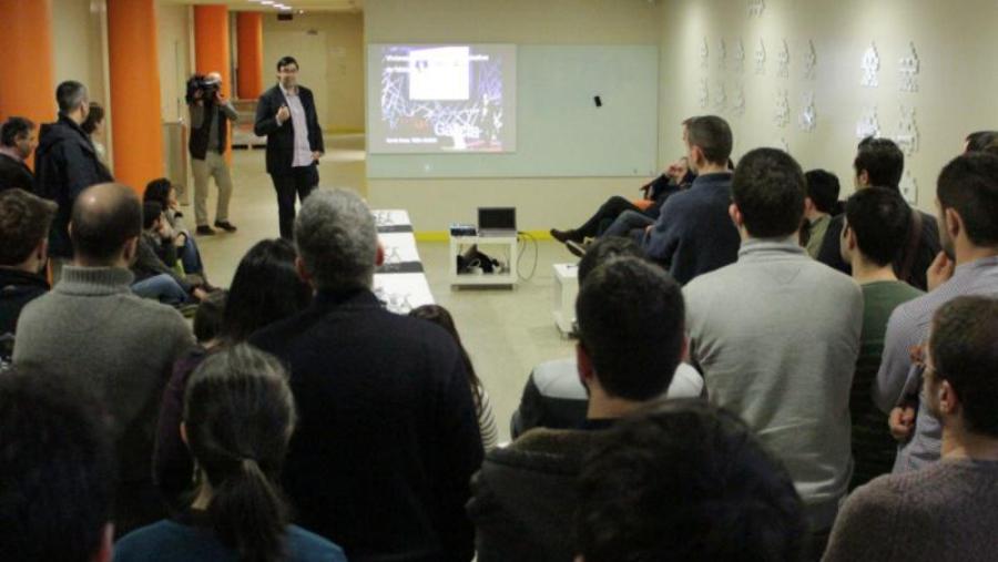 Isaac González presentou o catálogo de produtos de Cilenis nun acto no CiTIUS