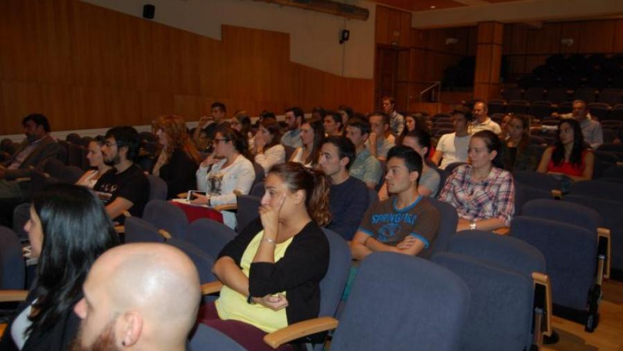 Alumnado do máster DAEN, na Facultade de Formación do Profesorado de Lugo