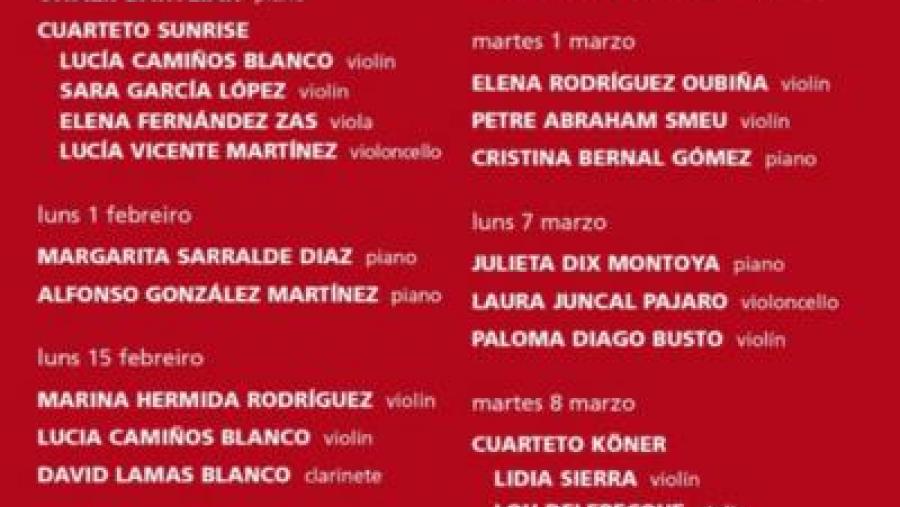 Violín e piano no sexto concerto do XVIII ciclo Novos Intérpretes