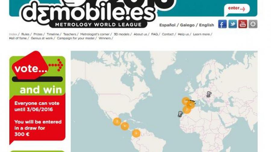 Portal web do campionato escolar internacional D3Mobile