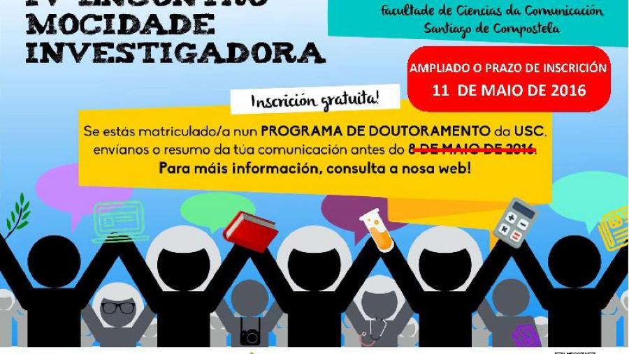 Cartaz da do IV Encontro da Mocidade Investigadora