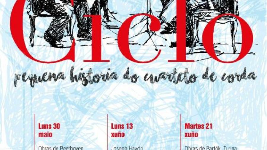 A pequena historia do cuarteto de corda, novo ciclo no Paraninfo