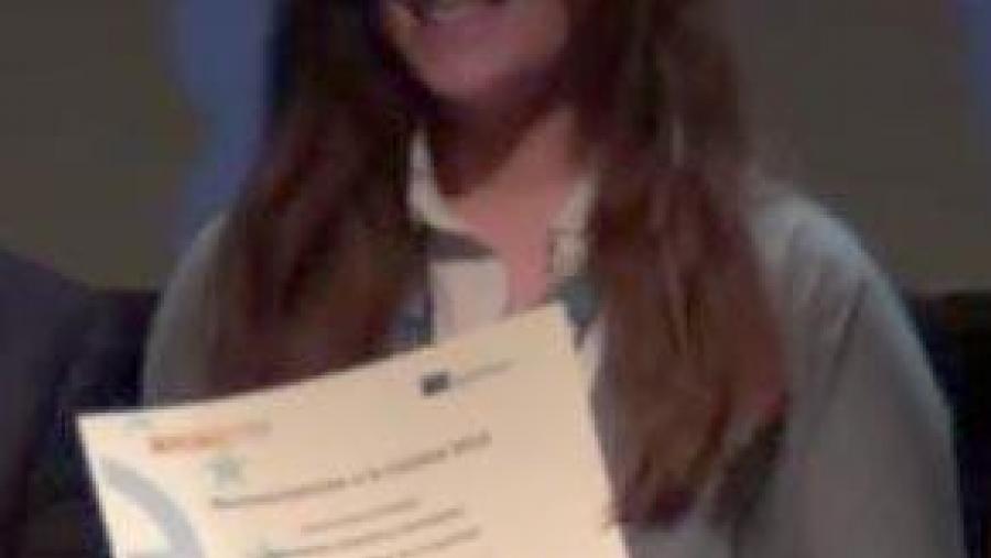 Recoñecemento de calidade para a alumna da USC Alejandra Fernández pola súa mobilidade Erasmus