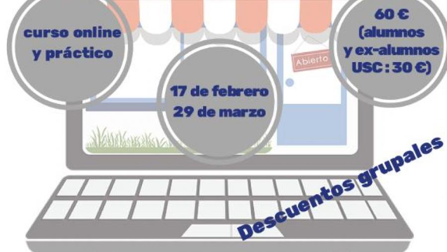 Cartaz do obradoiro de xestión de tendas virtuais
