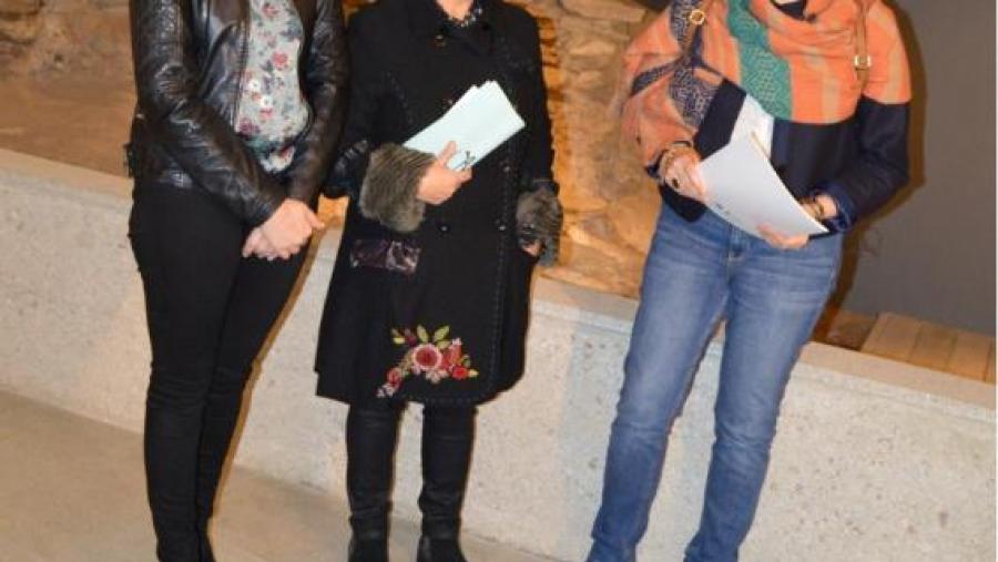 García, Basadre e Silva, na presentación do Lubicán 2017 no Centro Arqueolóxico San Roque de Lugo