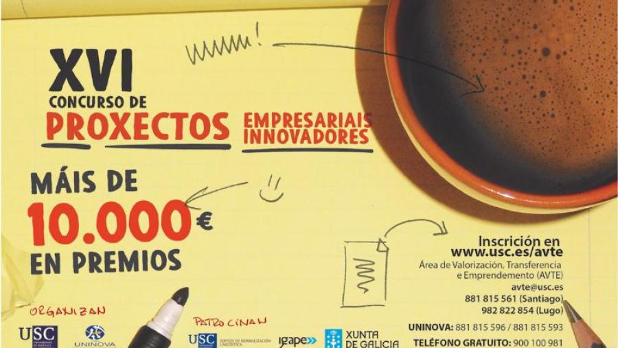 O Concurso de Proxectos Empresariais Innovadores amplía o prazo ata o 9 de xuño