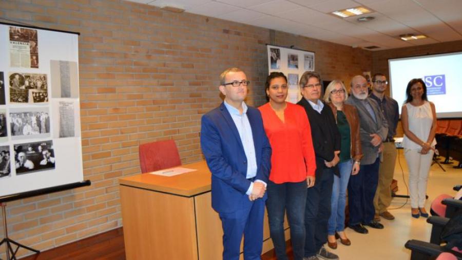 Responsables académicos da USC e relatores participantes nas xornadas sobre Nicolás Guillén, en Humanidades