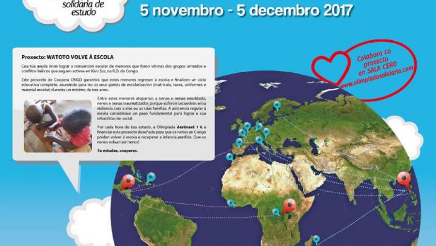 O domingo comeza unha nova Olimpíada Solidaria de Estudo