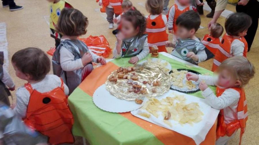No "fondo do mar" da Escola Infantil Breogán, o Entroido deixou bo sabor de boca.