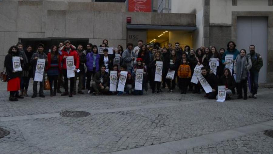Participantes e organizadores do certame a prol do audiovisual galego Findecurta