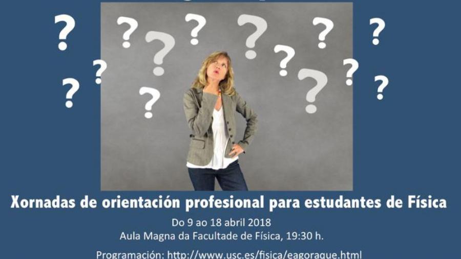 Xornadas de orientación profesional para estudantes de Física