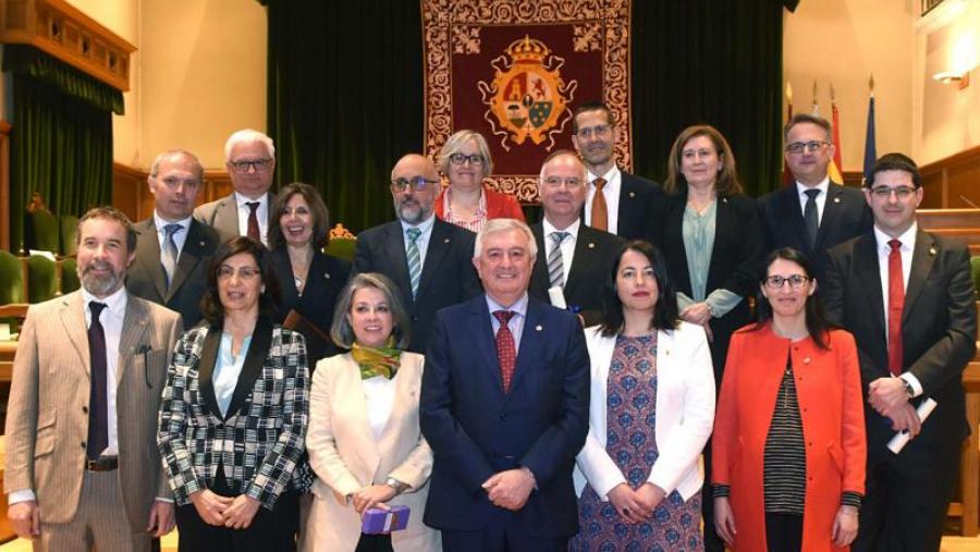 O equipo de goberno da USC correspondente ao período 2014-2018. Foto: Santi Alvite