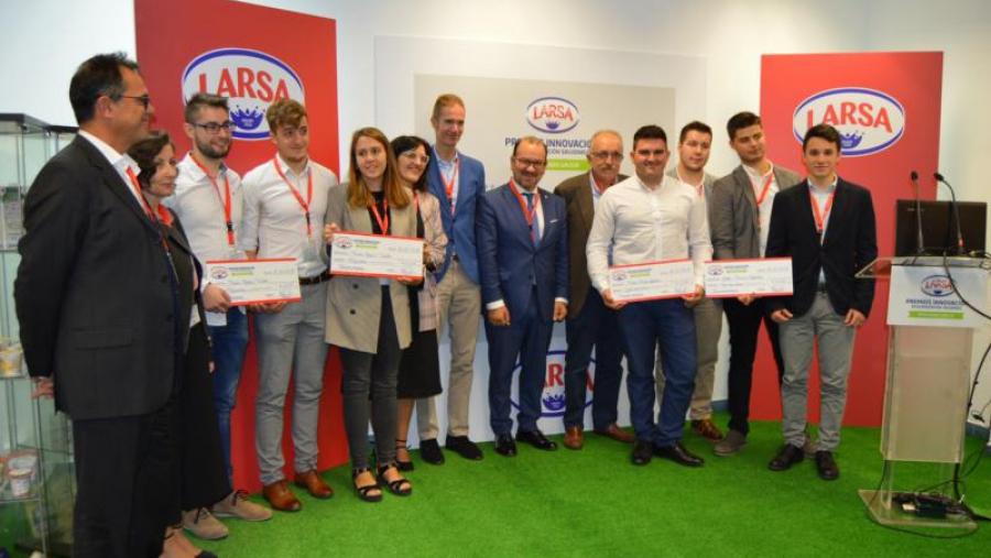Premiados e promotores dos premios Alimentación Saudable Larsa Impulsando Galicia