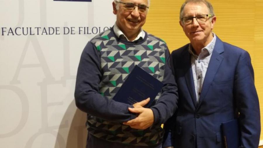 Filoloxía homenaxeou os profesores Francisco Fernández Rei e Manuel González González