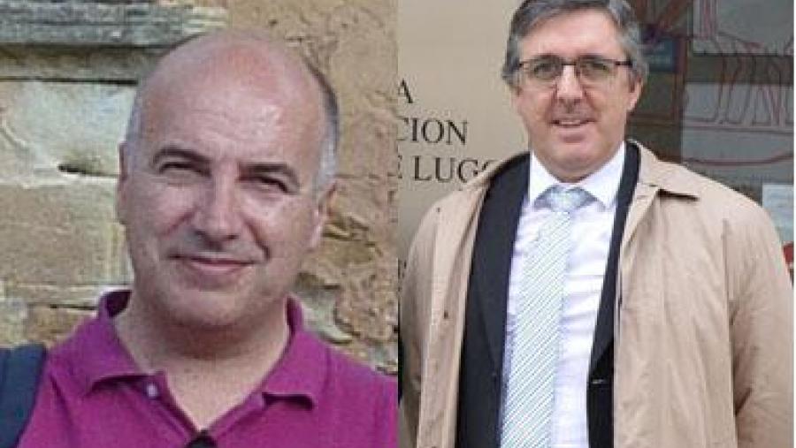 Imaxe de arquivo de Xoan Doldán e Francisco J. Otero (d)